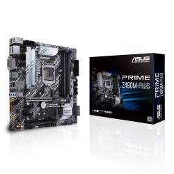 Tarjeta Madre ASUS Micro ATX PRIME Z490M-PLUS, S-1200, Intel Z490, HDMI, 128GB DDR4 para Intel 