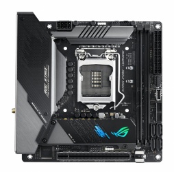 Tarjeta Madre ASUS mini ITX ROG STRIX Z490-I GAMING, S-1200, Intel Z490, HDMI, 64GB DDR4 para Intel ― Requiere Actualización de BIOS para Procesadores Intel 11va. Generación 
