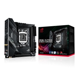 Tarjeta Madre ASUS mini ITX ROG STRIX B460-I GAMING, S-1200, Intel B460, HDMI, 64GB DDR4 para Intel 