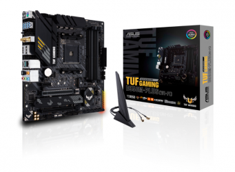 Tarjeta Madre ASUS Micro ATX B550M PLUS TUF Gaming WI-FI, S-AM4, AMD B550, HDMI, max. 128GB DDR4 para AMD ― Requiere Actualización de BIOS para la Serie Ryzen 5000 