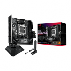 Tarjeta Madre ASUS ROG STRIX X870-I GAMING WIFI, ATX, Socket AM5, AMD X870, 128GB DDR5, HDMI/DP para AMD 