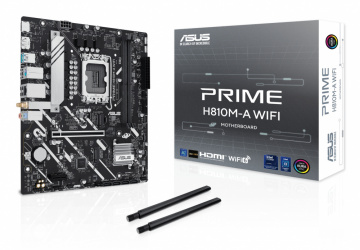 Tarjeta Madre ASUS PRIME H810M-A WIFI, Micro-ATX, LGA 1851, Intel H810, 128GB DDR5, HDMI/DP para Intel 