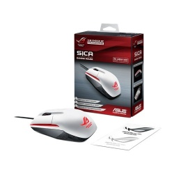 Mouse Gamer ASUS Óptico ROG Sica, Alámbrico, USB, 5000DPI, Blanco 