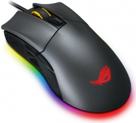 Mouse Gamer ASUS Óptico Rog Gladius II, Alámbrico, USB, 12.000DPI, Negro 