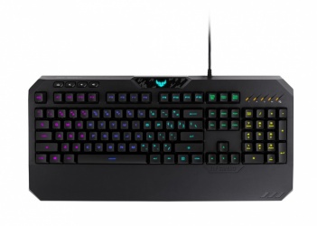 Teclado Gamer ASUS TUF Gaming K5 RGB, Alámbrico, Negro (Inglés) 