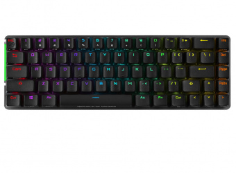 Teclado Gamer ASUS M601 ROG Falchion NX LED RGB 65%, Teclado Mecánico, ROG NX Blue, Inalámbrico, RF Inalámbrico, Negro, Inglés  