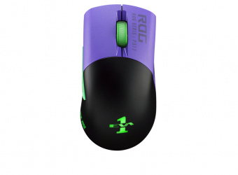 Mouse Gamer ASUS Óptico P517 ROG Keris Wireless EVA Edition, Inalámbrico, USB-C, 16.000DPI, Morado/Negro 