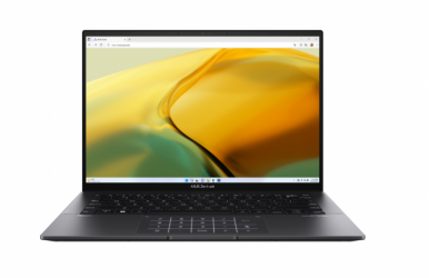 Laptop ASUS Zenbook 14 OLED UM3402 14” Quad HD, AMD Ryzen 7 5825U 2GHz, 16GB, 512GB SSD, Windows 11 Home 64-bit, Español, Negro 