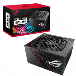 Fuente de Poder ASUS ROG Strix 850G 80 PLUS Gold ATX, Modular, 24-pin ATX, 130mm, 850W 
