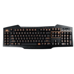 Teclado Gamer ASUS STRIX Tactic Pro, Teclado Mecánico, Cherry MX Marrón, Alámbrico, USB, Negro 