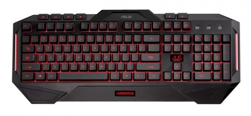 Kit Gamer de Teclado y Mouse ASUS Cerberus, Alámbrico, USB, Negro (Inglés) 