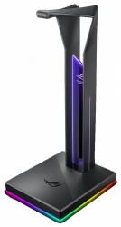 ASUS ROG Throne Qi Base para Audífonos con Carga Inalámbrica, Negro 