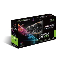 Tarjeta de Video ASUS NVIDIA GeForce GTX 1060 ROG STRIX Gaming OC, 6GB 192-bit GDDR5, PCI Express 3.0 x16 