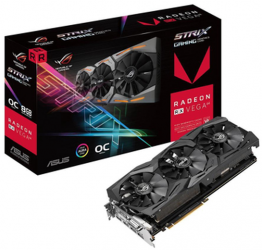 Tarjeta de Video ASUS AMD Radeon RX Vega 64 ROG Strix Gaming OC, 8GB 2048 bit HBM2, PCI Express 3.0 