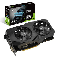 Tarjeta de Video ASUS NVIDIA GeForce RTX 2060 Dual OC EVO, 6GB 192-bit GDDR6, PCI Express 3.0 