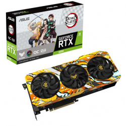 Tarjeta de Video ASUS NVIDIA TUF Gaming GeForce RTX 3060 OC 12G Demon Slayer, 12GB 192-bit GDDR6, PCI Express 4.0 