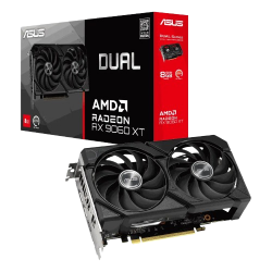 Tarjeta de Video ASUS AMD Radeon RX 9060 XT Dual, 8GB 128-bit GDDR6, PCI Express 5.0 