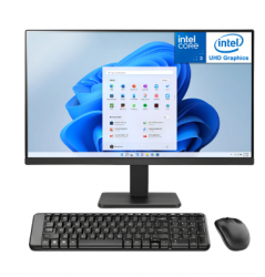 Computadora ASUS NUC 14 Essential, Intel Core 3 N355, 16GB, 256GB SSD, Wi-Fi, Windows 11 Prueba + Teclado/Mouse/Monitor de 23