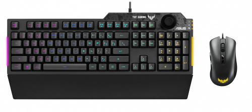 Kit de Teclado y Mouse ASUS Tuf Gaming K1, Alámbrico, USB, Negro/Gris (Inglés) 