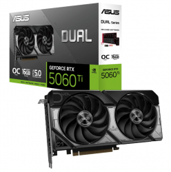 Tarjeta de Video ASUS NVIDIA GeForce RTX 5060 Ti DUAL, 16GB 128-bit GDDR7, PCI Express x16 5.0  