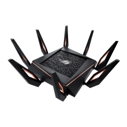 Router ASUS Gigabit Ethernet ROG Rapture GT-AX11000 con AiMesh, Inalámbrico, 4804 Mbit/s, 5x RJ-45, 2.4/5GHz ― ¡Optimizado para Gaming! 