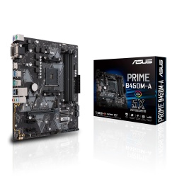 Tarjeta Madre ASUS Micro ATX PRIME B450M-A, S-AM4, AMD B450, HDMI, 64GB DDR4 para AMD ― Requiere Actualización de BIOS para Ryzen Serie 5000 