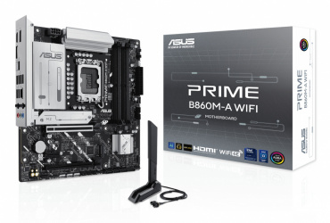 Tarjeta Madre ASUS PRIME B860M-A WIFI, Micro-ATX, LGA 1851, Intel B860, 256GB DDR5, HDMI/DP para Intel 