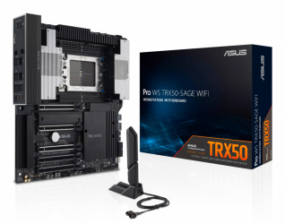Tarjeta Madre ASUS Pro WS TRX50 SAGE WIFI, ATX, Socket sTR5, AMD TRX50, 1TB DDR5, para AMD 