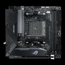 Tarjeta Madre ASUS Mini ITX ROG Strix B550-I Gaming, S-AM4, AMD B550, HDMI, 64GB DDR4 para AMD ― Requiere Actualización de BIOS para la Serie Ryzen 5000 