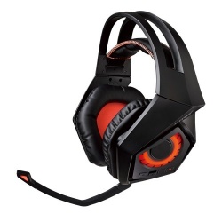 ASUS Audífonos Gamer ROG Strix Wireless 7.1, Inalámbrico, USB, Negro/Naranja 