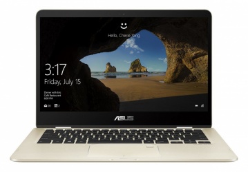 Laptop ASUS 2 en 1 ZenBook Flip 14'' Full HD, Intel Core i5-8250U 1.60GHz, 8GB, 256GB SSD, Windows 10 Home 64-bit, Dorado 