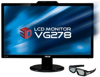 Monitor ASUS VG278H LED 27'', Full HD, Negro 