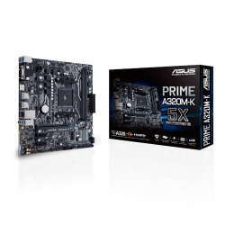 Tarjeta Madre ASUS Micro ATX PRIME A320M-K, S-AM4, AMD A320, HDMI, 32GB DDR4 para AMD ― Incluye Procesador AMD Ryzen 3 3200G 3.60GHz. Requiere Actualización de BIOS para la Serie Ryzen 5000 