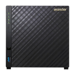 ASUSTOR AS1004T v2 Nas de 4 Bahías, Marvell Armada 385 1.60GHz, 512MB DR3, 1x RJ-45, USB 3.1, Negro ― no incluye Discos 