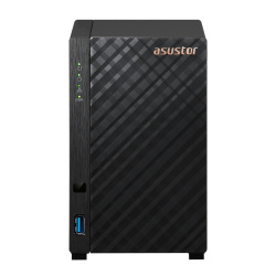Asustor DRIVESTOR 2 Lite NAS de 2 Bahías, 48TB, Realtek RTD1619B 1.70GHz, USB 3.2, Negro ― No Incluye Discos Duros 
