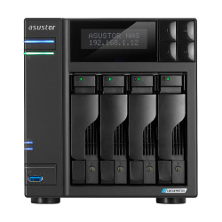 Asustor AS6704T NAS, 4 Bahías Intel Celeron N5105, 4GB RAM, M.2, SATA III ― No Incluye Disco  