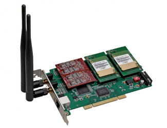 Atcom Tarjeta PCI AX2G4A, Alámbrico, GSM, 4x FXO 