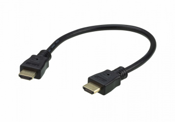 Aten Cable HDMI de Alta Velocidad con Ethernet, HDMI 2.2 Macho - HDMI 2.2 Macho, 4K, 60Hz, 30 cm, Negro 