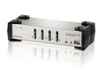 Aten Switch KVM CS1734B, 4 Puertos VGA/USB/3.5mm 