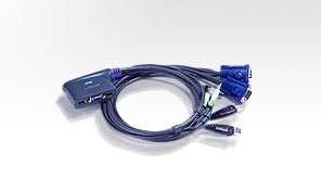 Aten Switch KVM CS62U, 2 Puertos VGA/USB 
