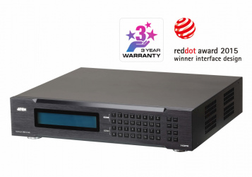 Aten Controlador de Videowall VM51616H, 16 x HDMI, Ethernet, 1920x1080 Full HD 