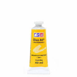 ATL Pintura Óleo para Arte, 40ml, Amarillo Oscuro, No. 204 