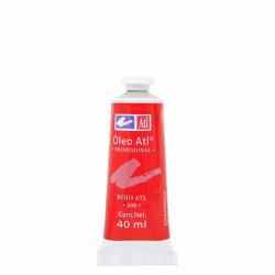 ATL Pintura Óleo para Arte, 40ml, Rojo ATL, No. 208 