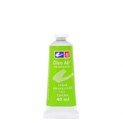 ATL Pintura Óleo para Arte, 40ml, Verde Amarillento, No. 213 
