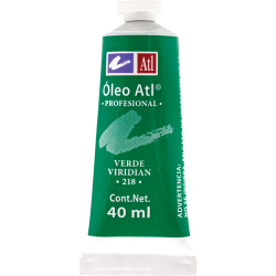 ATL Pintura Óleo para Arte, 40ml, Verde Viridiana, No. 218 