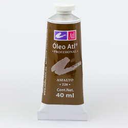 ATL Pintura Óleo para Arte, 40ml, Asfalto, No. 226 