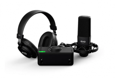 Audient Sistema de Grabación EVO4 SRB, incluye Micrófono SR1, Cable XLR e Interfaz de audio EVO 4 
