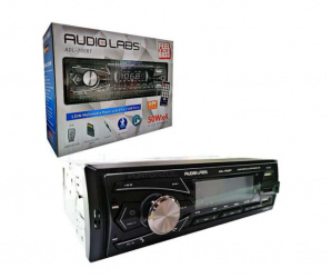 Audiolabs Autoestéreo ADL-700, USB/Bluetooth/Aux, Negro 