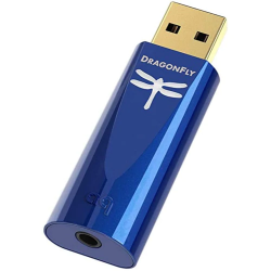 AudioQuest  Adaptador de Audio USB A Hembra a 3.5 mm, Azul 