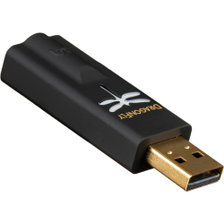 AudioQuest  Adaptador de Audio USB A a 3.5mm, Negro 